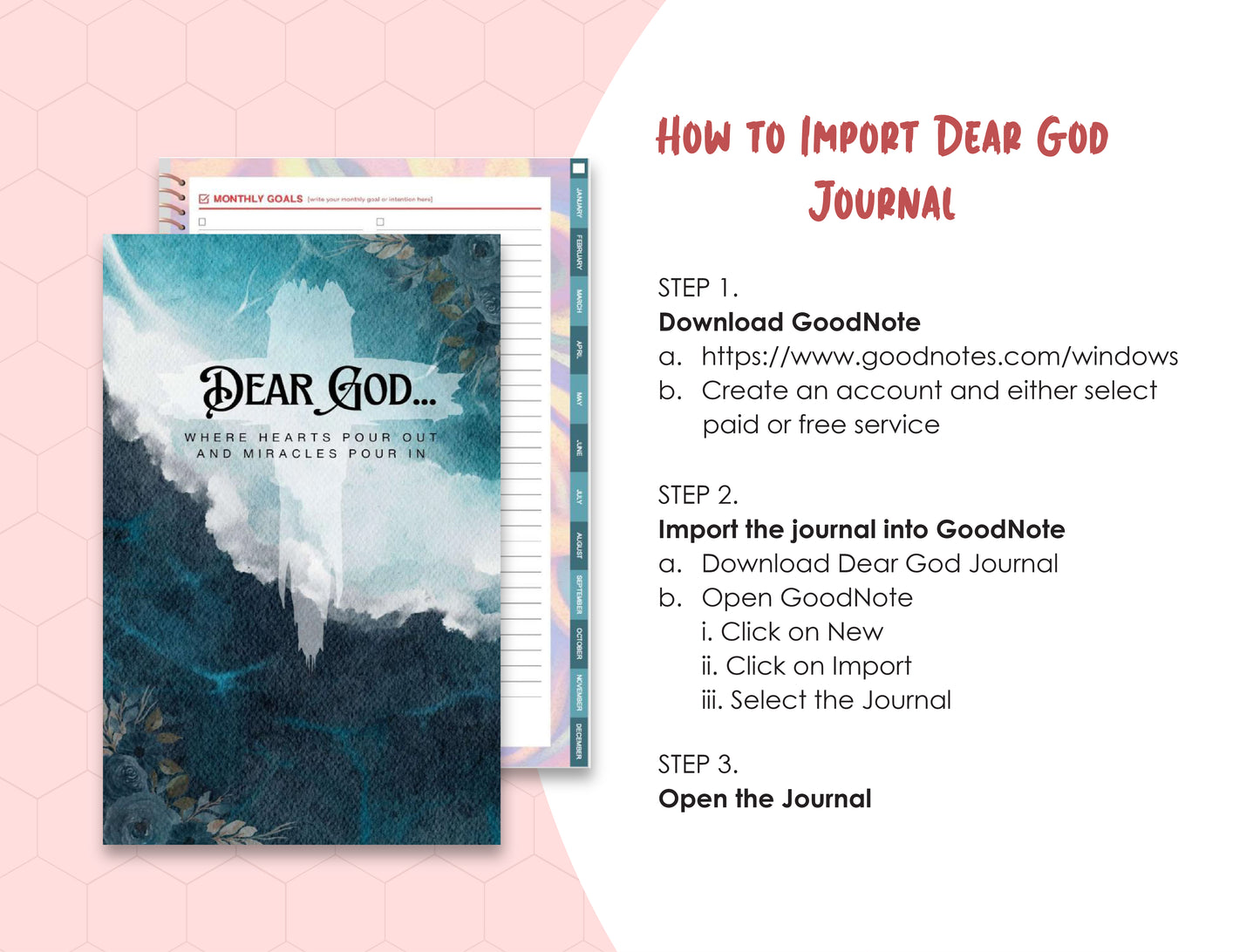 Dear God Journal